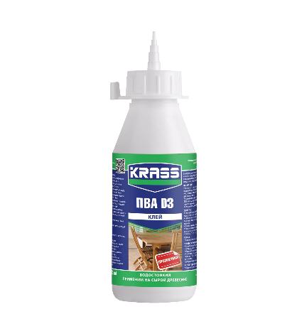 Клей KRASS водостойкий PVA D3 для древесины