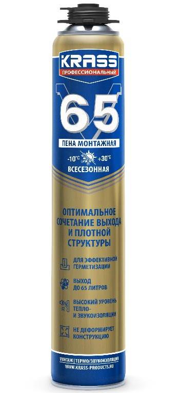 Пена монтажная Krass Professional V65