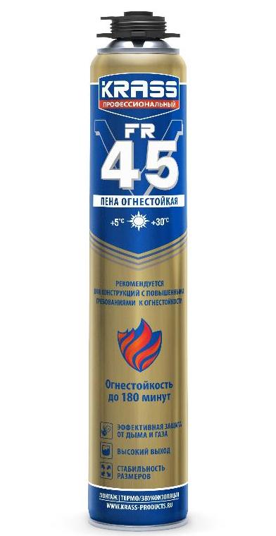 Пена монтажная огнестойкая KRASS Professional FR V45