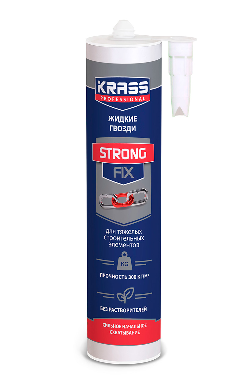 Клей KRASS StrongFix для тяжелых элементов