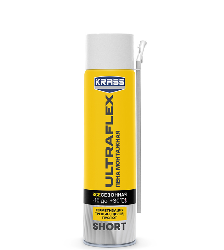 Пена монтажная KRASS ULTRAFLEX Short Всесезонная