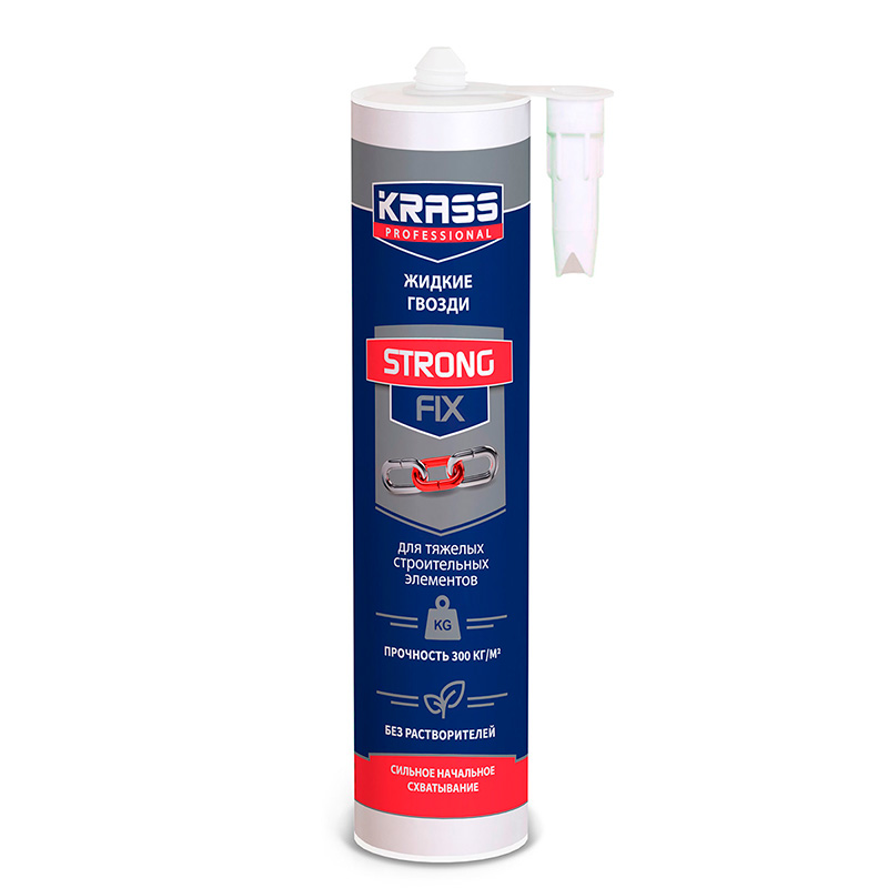 Клей KRASS StrongFix для тяжелых элементов