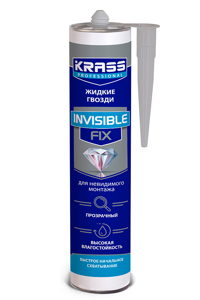 Клей KRASS InvisibleFix для невидимого монтажа