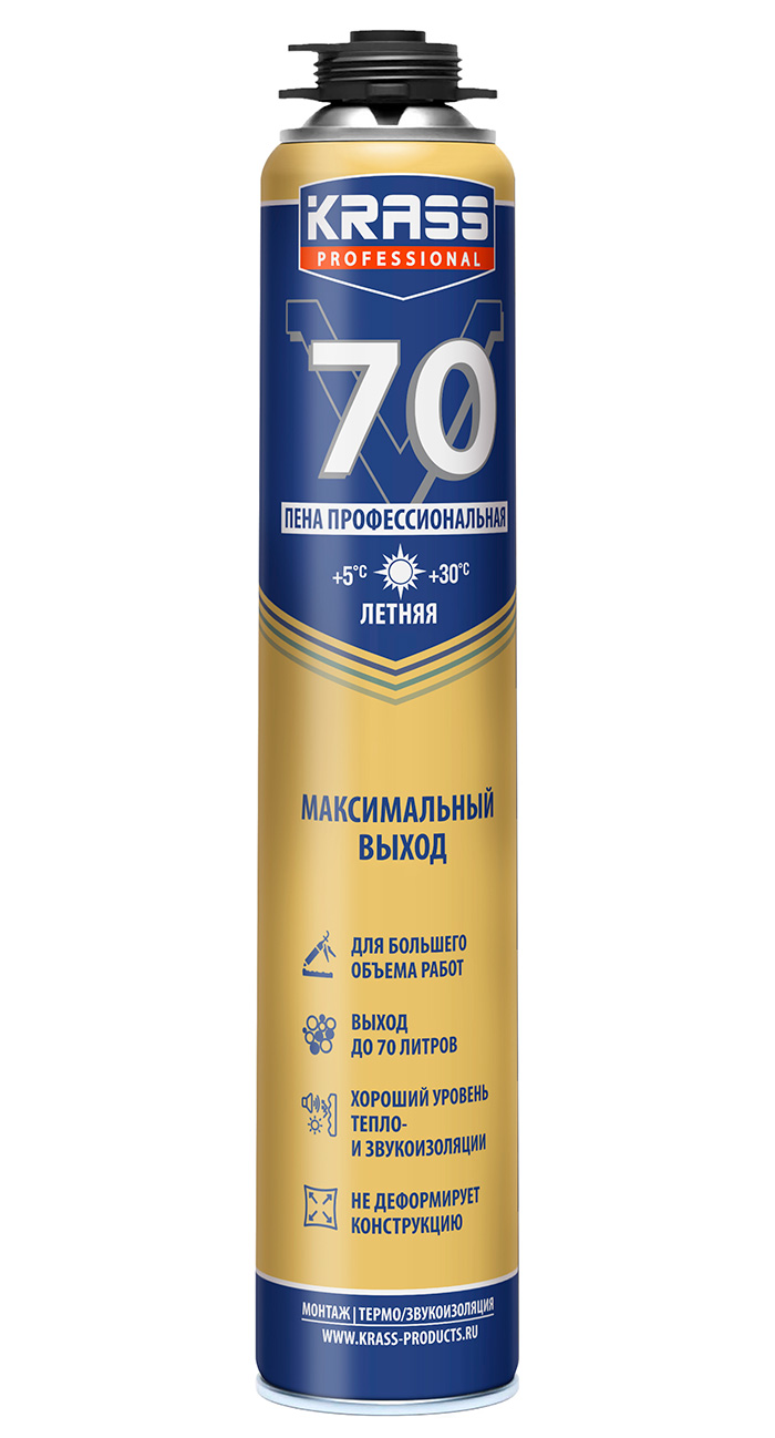 Пена монтажная KRASS Professional V70