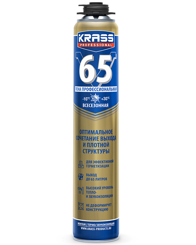 Пена монтажная Krass Professional V65