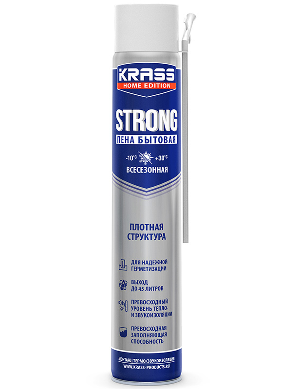 Пена монтажная Krass Home Edition Strong всесезонная